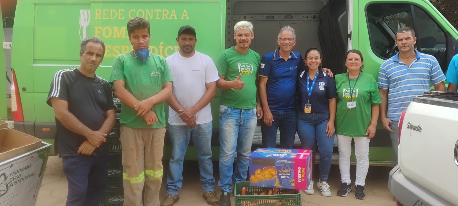 Entidades sociais recebem doação de alimentos do Sindicomércio e programa Sesc Mesa Brasil